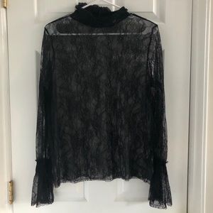 Black Lace Top